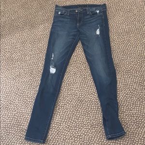 Blue Flying Monkey Skinny Jeans